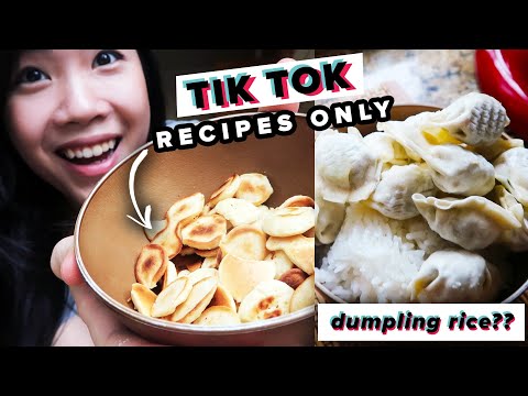 I Only Ate TikTok Recipes For 24 Hours