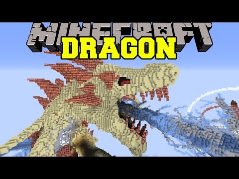 Minecraft: DRAGON APOCALYPSE VS TNT - Build Creation - Map