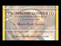 Trombone Concerto by Marco Fedi Caruso, 1st Movement (partial). New classical music (2006)
