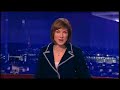 BBC Ten O'Clock News headlines plus Al Gore Nobel coverage