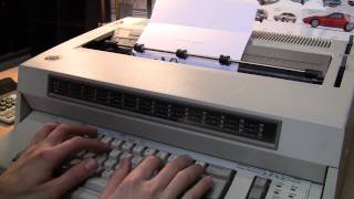IBM Wheelwriter 10 Series II electronic typewriter
