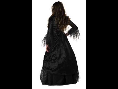 Gothic Vampiress Girls Costume