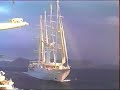Windstar and Windspirit trade wind in St. Lucia Windstar and Windspirit trade wind in St. Lucia