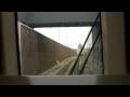 The journey between London City Airport station and the newly opened Woolwich Arsenal station on the Docklands Light Railway. This is on the first day of operation.