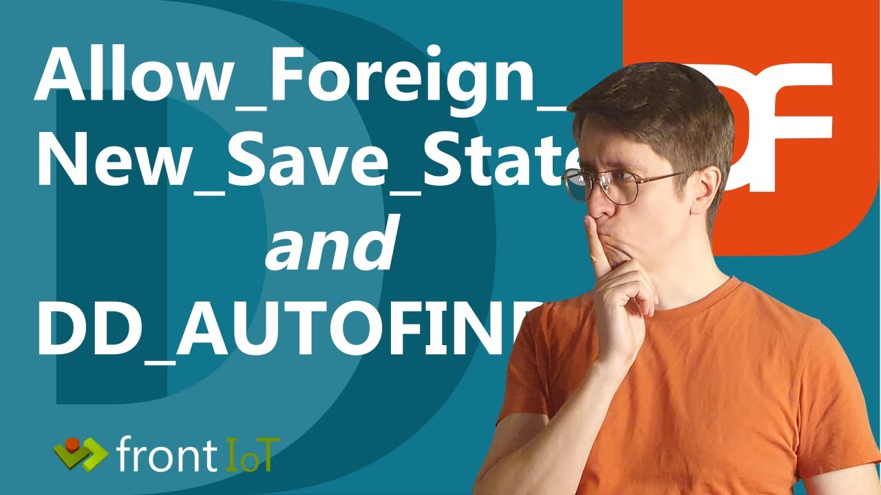 Allow_Foreign_New_Save_State and DD_AUTOFIND