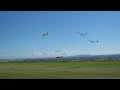 Tug Pulling 5 Model Airplane Gliders at Xaloc, Spain.