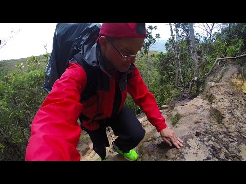 Subida da La Rampa no Monte Roraima