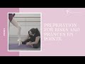 Preparation for rises and prances en pointe