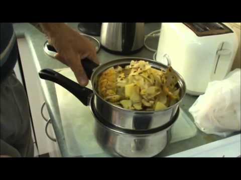 how to juice pineapple with skin