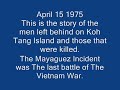 Vietnam War, The Mayaguez Incident