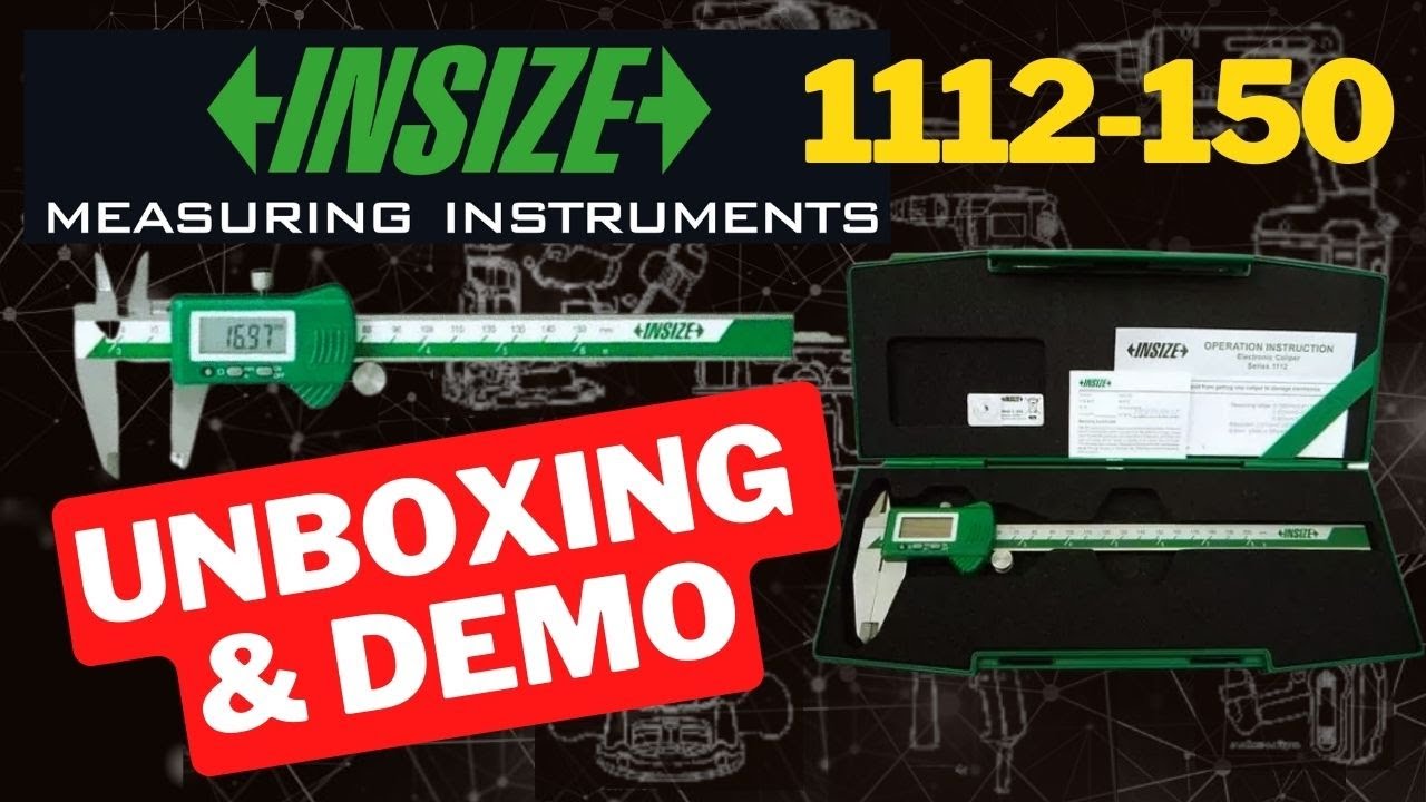 Unboxing INSIZE Digital Vernier Caliper 6" 1112-150 | How It Works | Depth Gauge | Detailed Reviewed