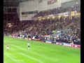 England u21 vs Germany u21 Mexican wave
