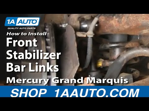 How To Install Replace Front Stabilizer Bar Links Crown Victoria Grand Marquis 98-02 1AAuto.com