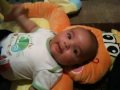 Ethan playing on the mat