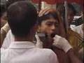 P-12 Weird Bizarre Face Piercing Cell Phones Shocking Asia