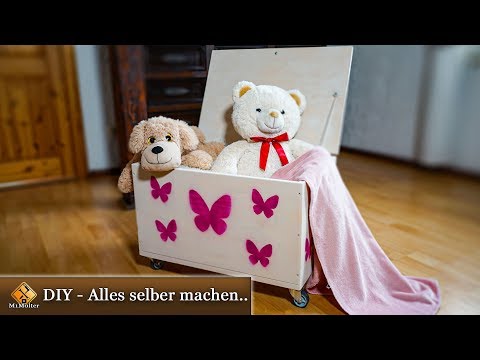 Spielzeugtruhe selber bauen - Anleitung zum Nachmachen  ...