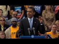 Barack Obama rally the day after VP debate in PA Part 1 of 3