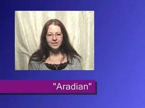 Witch Words - Meaning of 'Aradian'