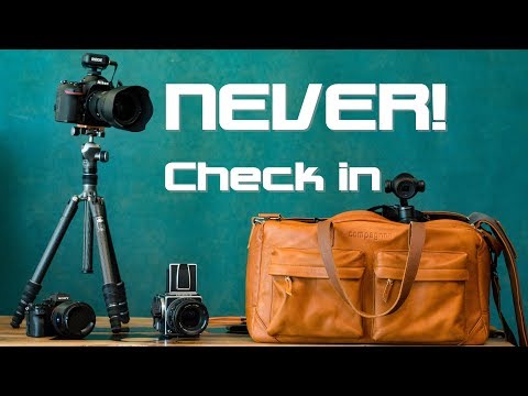 2 Tips to avoid CHECKING in your Camera Gear