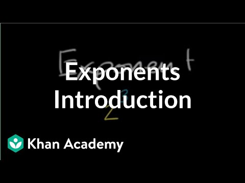 Intro to exponents