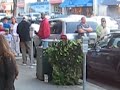 Bush Man in San Francisco near Fishermans Wharf