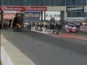 2001 nhra advance auto parts nationals al hofman driving jim dunn's mooneyes funny car blows up