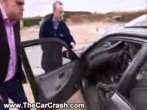 Car crash: Crash Test 4x4 versus Honda Civic determined 92