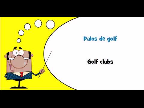 Let’s learn Spanish #Theme = Golf equipment