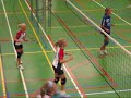 De volleybalmeiden van Krekkers C3 op de fietse naar Tubbig