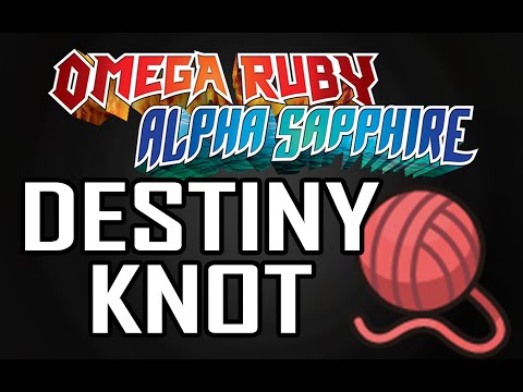 how to get a destiny knot in pokemon x