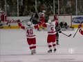 Markov big hit on Stoll, Datsyuk Scores nice goal
