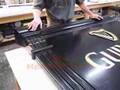 A glimpse into a signmakers workshop. Wood Carving, gold gilding, sign painting, pub mirrors ... see more @ www.bernhardtsigns.ca ...