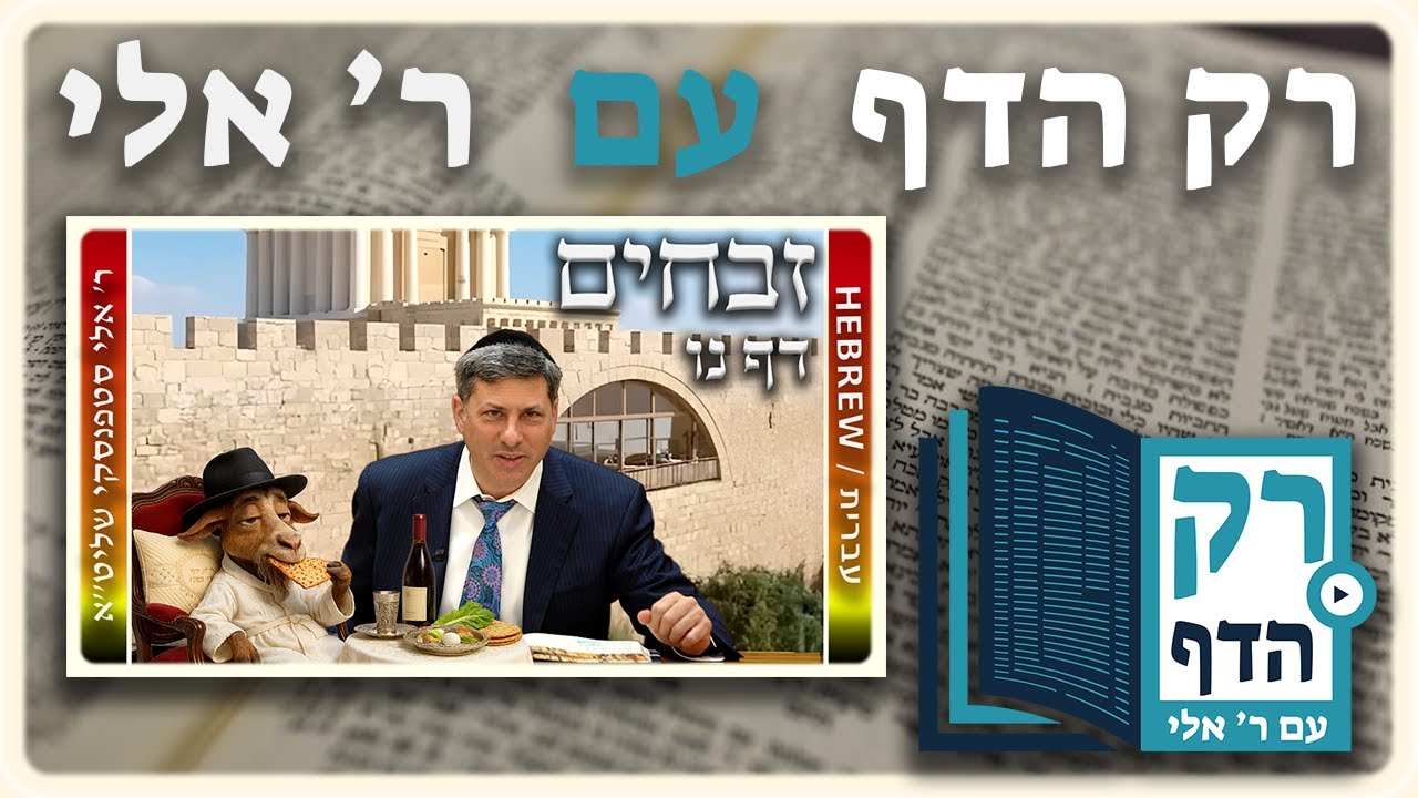 חזרה – זבחים דף נו | "רק הדף" עם ר' אלי סטפנסקי