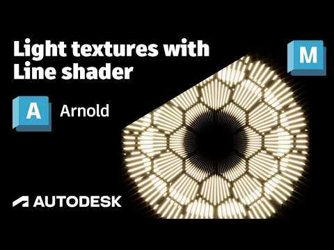 Arnold Tutorial – Light color textures using lines in Maya | Arnold ...