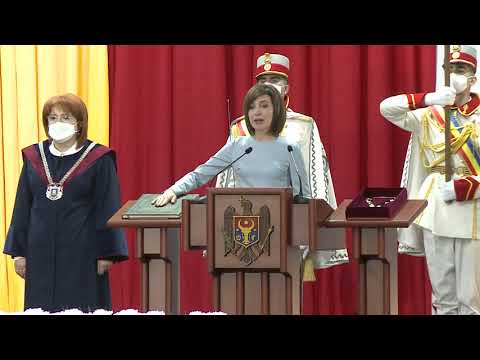 Inauguration speech of the President of the Republic of Moldova, Maia Sandu