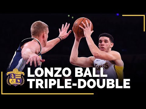 Video: Lonzo Ball Joins Magic Johnson As Only Lakers Rookies With Multiple Triple Doubles