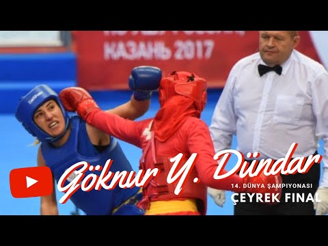 Göknur Yasin Dundar 14. Dünya Wushu Şampiyonası Kadınlar 65 KG Çeyrek Final performansı. Göknur Yasin Dundar 14. Dünya Wushu Şampiyonası Kadınlar 65 KG Çeyrek Final performansı.