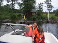 Motorboating at Kallavesi, Mäntyharju Motorboating at Kallavesi, Mäntyharju