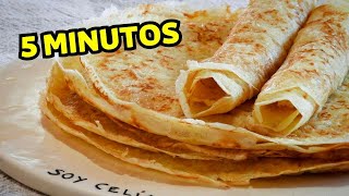 30 -  Panqueques sin TACC con 3 ingredientes