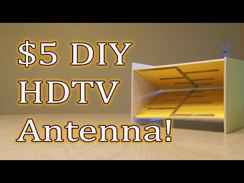 antenna - Build this easy HDTV Antenna and get FREE TV! Eliminate cable and satellite! Support this video and get your FREE download at http://audible.com/kipkay Get t...
