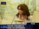Cristina Fernández se reúne con empresarios Cristina Fernández se reúne con empresarios