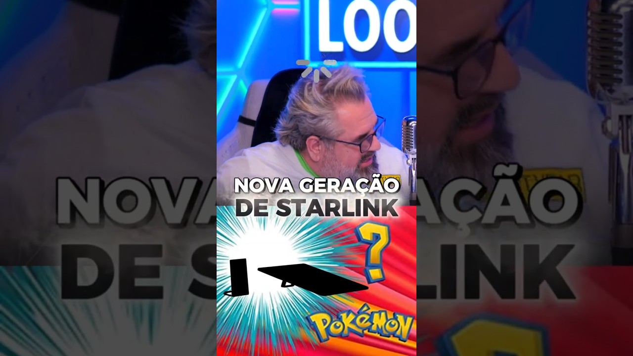 NOVA GERAÇÃO DE STARLINK! Você viu? Loopcast completo aqui no canal! #starlink #elonmusk