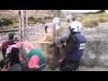 Video of Palestinian Arabs attacking IDF - from behind journalists