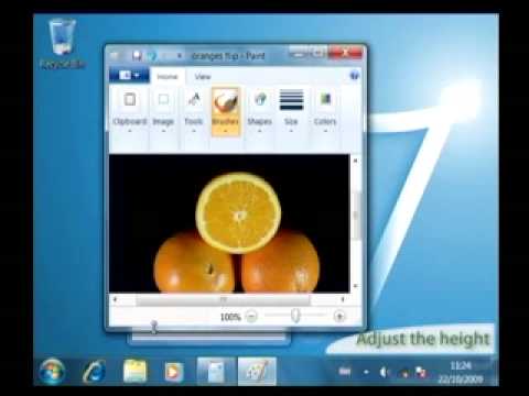 The discovery of Windows 7 - Windows Resizing
