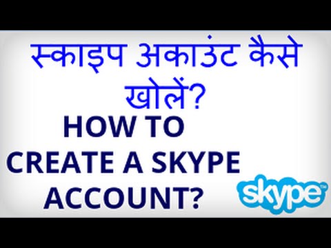 how to open skype account
