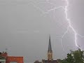 Lightning Strike - 60 FPS - with slow motion