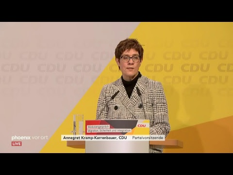 Abschluss Werkstatt-Gesprch der CDU zu den Theme ...