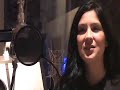Jaci Velasquez in the studio for 3:16 Songs of Hope