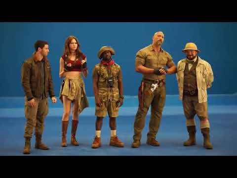THE BEHIND THE SCENE SHOOT OF JUMANJI