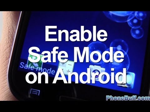 how to turn off safe mode on a android